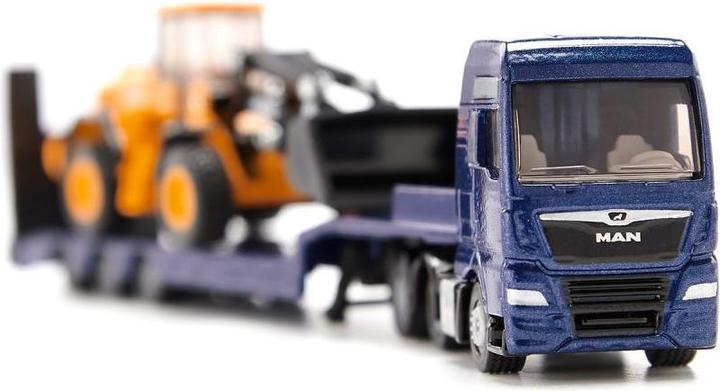 Actual product image Siku MAN truck JCB wheel loader+low loader