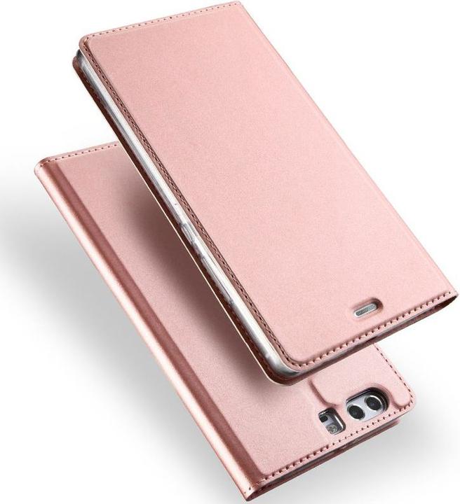 Produktbild Hermex Huawei Mate 10 Pro DUX DUCIS Etui Leder Case Hülle mit Kartenfach ROSÉGOLD / PINK