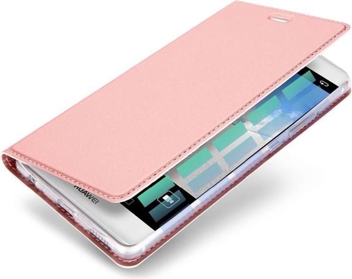 Produktbild Hermex Huawei Mate 10 Pro DUX DUCIS Etui Leder Case Hülle mit Kartenfach ROSÉGOLD / PINK