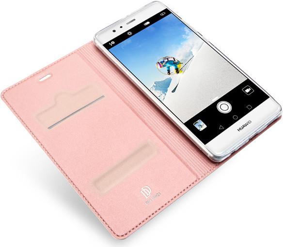 Produktbild Hermex Huawei Mate 10 Pro DUX DUCIS Etui Leder Case Hülle mit Kartenfach ROSÉGOLD / PINK