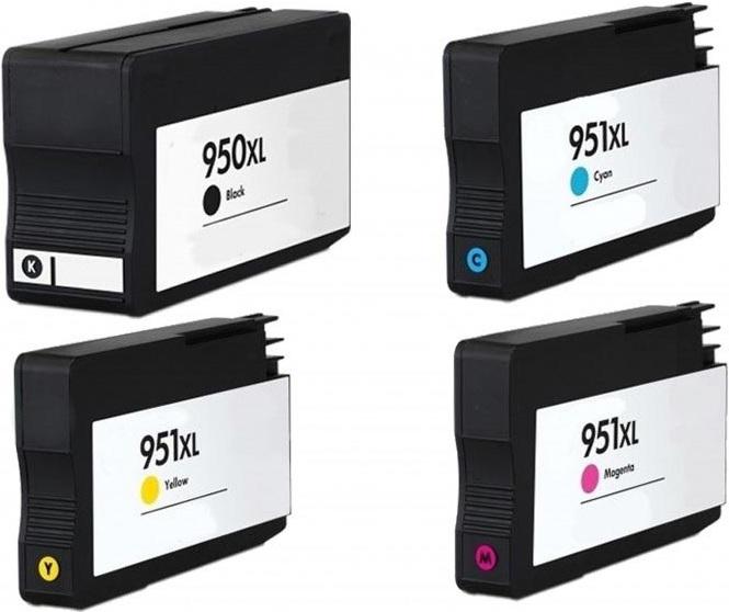 Produktbild Hermex Kompatible Tintenpatrone XL für HP OfficeJet Pro 8620 e-All-in-One (M, C, BK, Y)