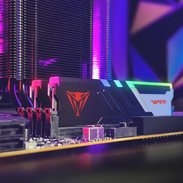 Actual product image Patriot Viper Venom RGB 32GB DDR5 6200-40, PVVR532G620C40K (2 x 16GB, 6200 MHz, DDR5 RAM, U-DIMM)