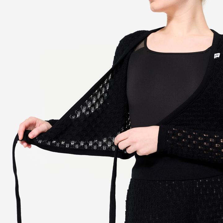 Produktbild Starever Tanz-Wickeljacke Damen - schwarz (L)