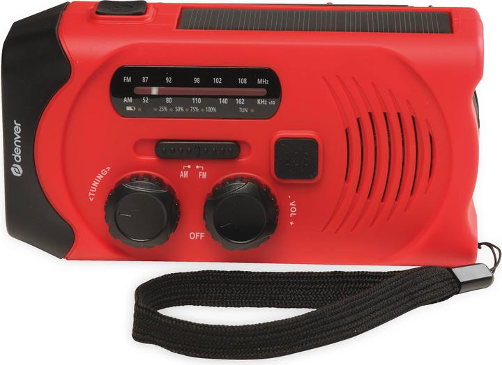 Produktbild Denver Radio SCR-2000 Solar-Kurbelradio (FM, AM)