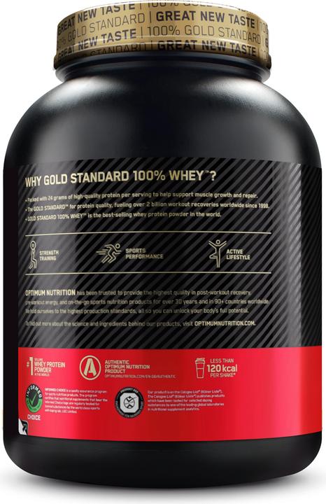 Produktbild Optimum Nutrition 100% Whey Gold Standard (Double Rich Chocolate, 1 Stk., 2273 g)