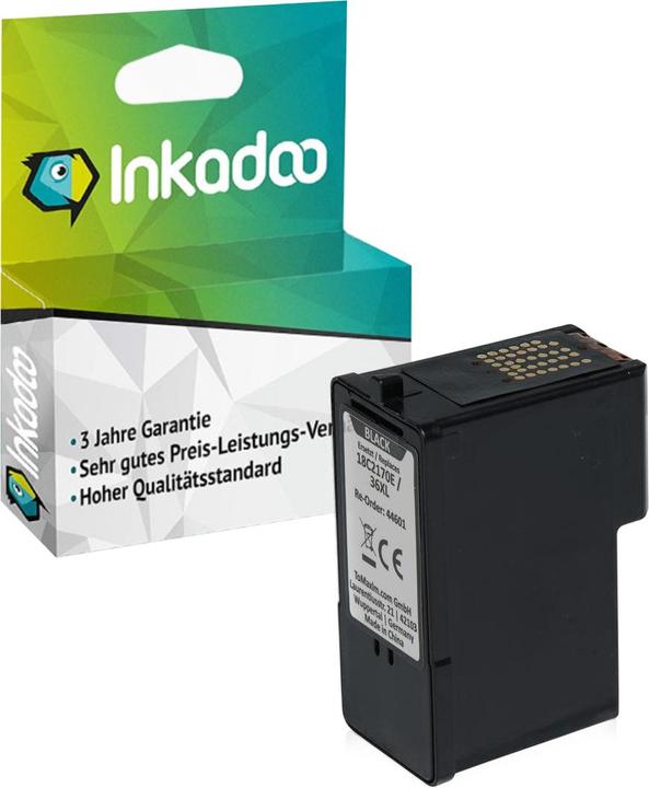 Actual product image Inkadoo Kompatibel Tinte für Lexmark X 6675 (FC)