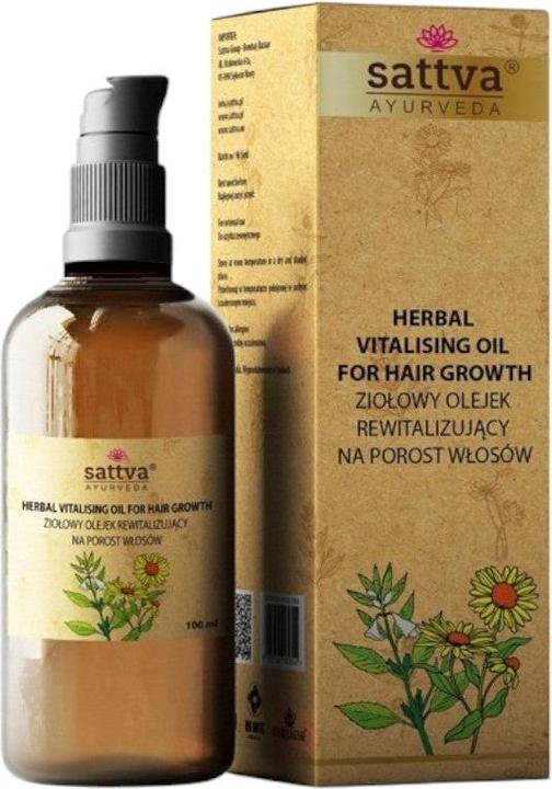 Actual product image Sattva Ayurveda Hair Oil Vitalising (100 ml)