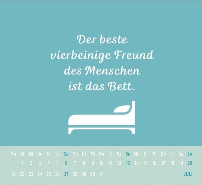 Produktbild Mini-Kalender 2025: Zu früh, zu kalt, zu Montag (Harter Einband, Deutsch)
