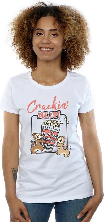 Actual product image Disney Womens/Ladies Chip N Dale Crackin Me Up Cotton T-Shirt (L)