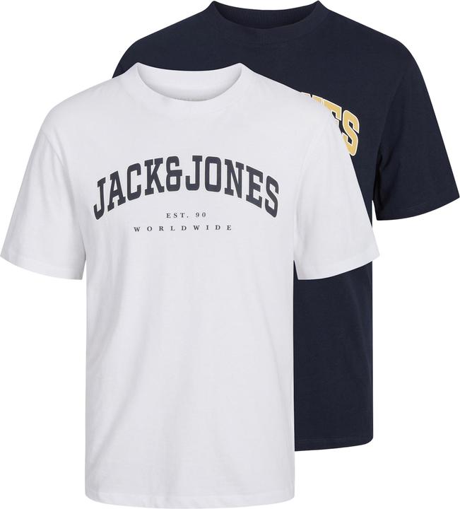 Produktbild Jack & Jones Jjecaleb Varsity Tee Ss O-Neck 2pk Mp (S)