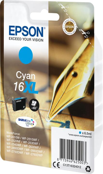 Image du produit Epson 16XL DuraBrite Ultra (C)