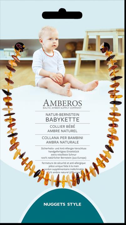 Immagine prodotto Amberos Natura Collana in ambra stile pepite