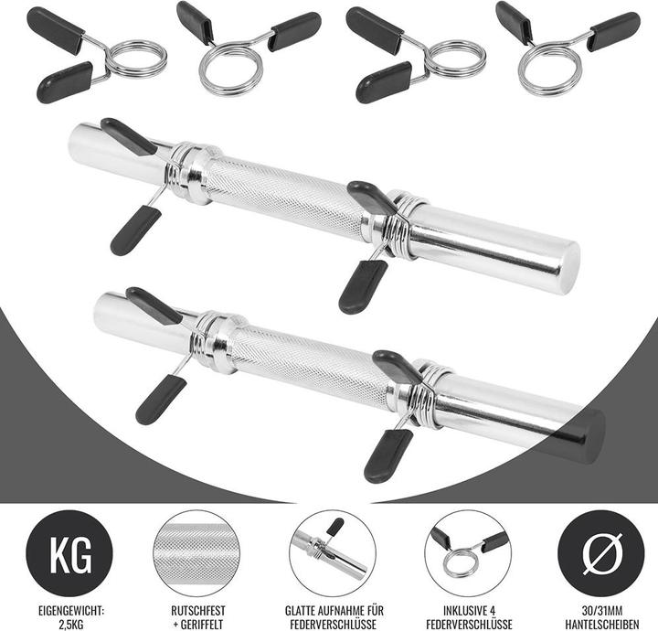 Produktbild Gorilla Sports Kurzhantelstangenset