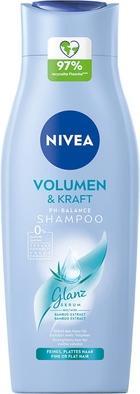 Produktbild NIVEA Volumen & Kraft pH-Balance Shampoo mit Bambusextrakt 400ml (400 ml, Flüssiges Shampoo)