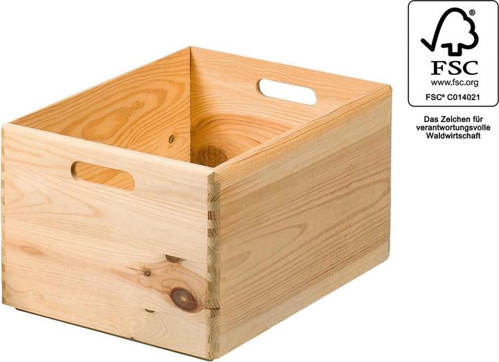 Image du produit Kesper Caisse en bois (40 x 30 x 23 cm, 29 l)