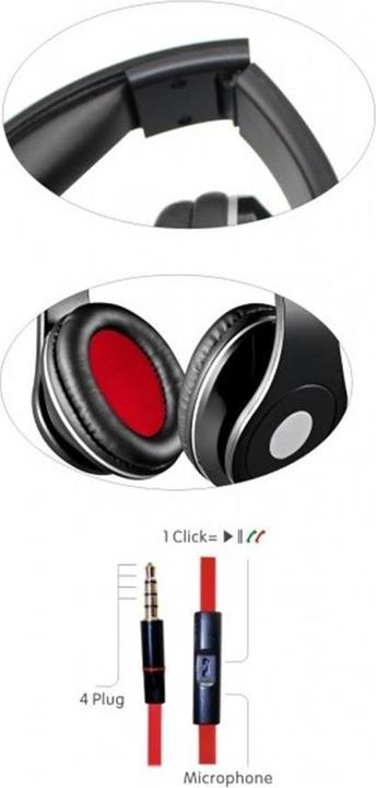 Immagine prodotto Rebeltec wired headphones AUDIOFEEL2 white (Nessuna soppressione del rumore, Senza fili)