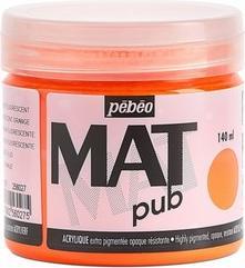 Produktbild Pebeo Acrylic Mat Pub (Fluoreszierend Orange, 140 ml)