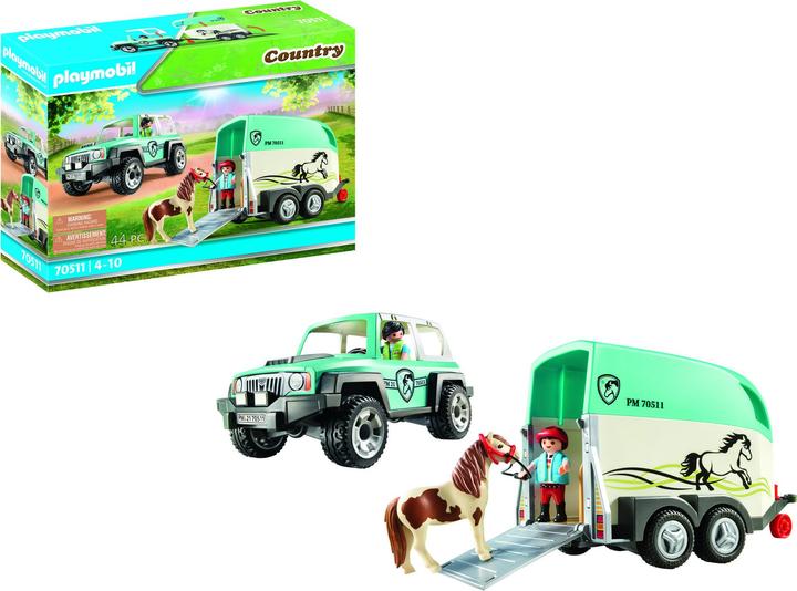 Image du produit Playmobil 70511 Voiture avec remorque (70511, Playmobil Country)