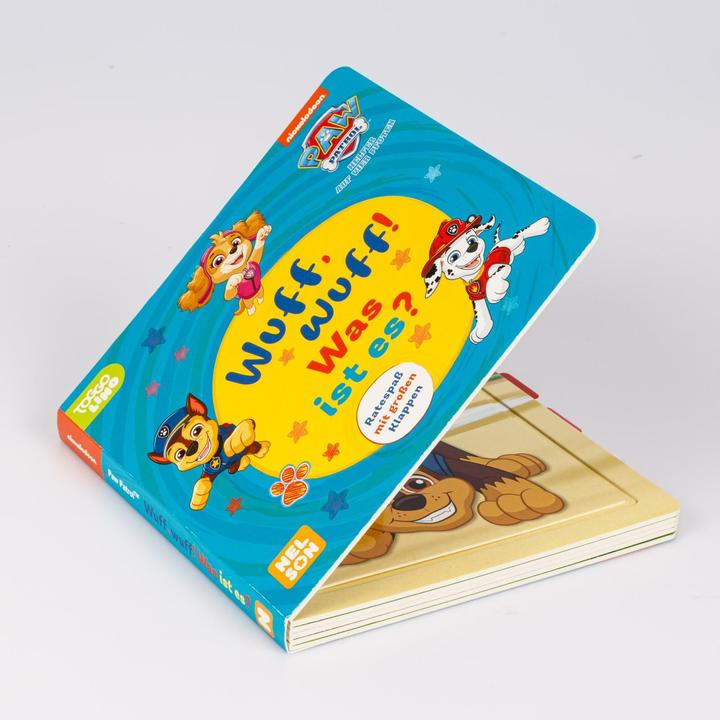 Actual product image PAW Patrol Pappbilderbuch: Wuff, wuff! Was ist es? (German)