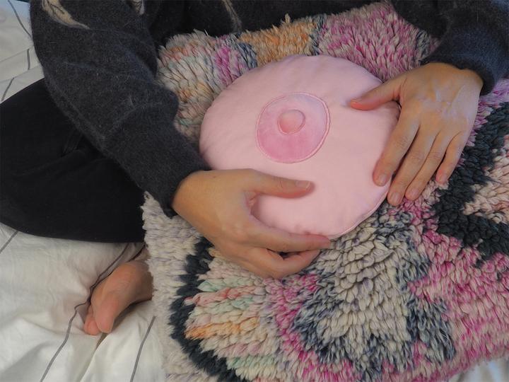 Actual product image Bitten Huggable Pink Boob