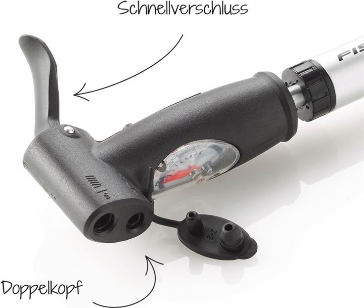 Actual product image Fischer Luftpumpe