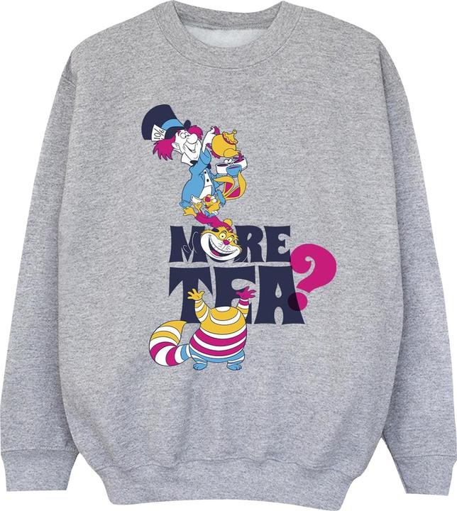 Disney Mädchen Alice im Wunderland Mehr Tee Sweatshirt