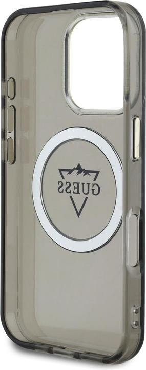 Immagine prodotto Guess Hardcase MagSafe IML Metal Mountain Logo Case for iPhone 16 Pro Max 6,9" Black (Apple iPhone 16 Pro Max)
