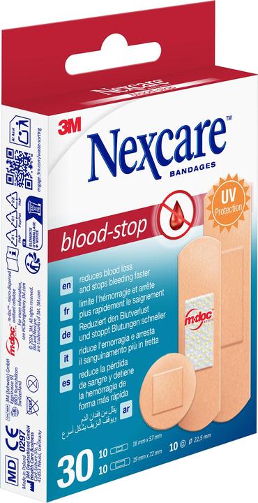 Produktbild 3M Blood-Stop Pflaster 3 Grössen gemischt (30 x)