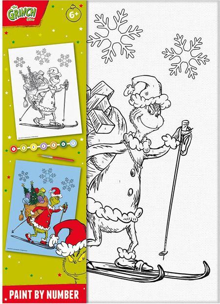 Image du produit Totum Peinture par numéros Grinch