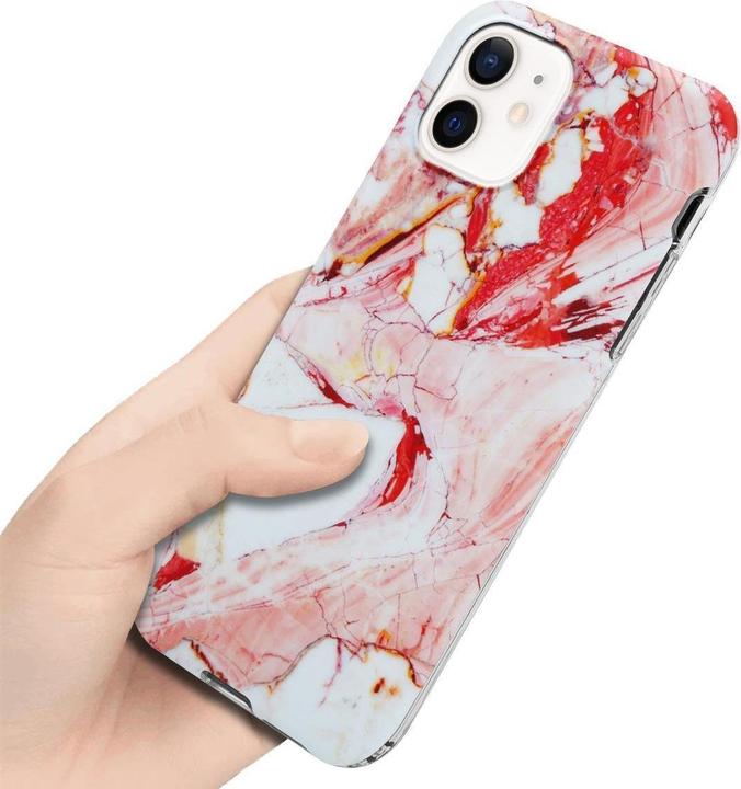 Actual product image Cadorabo IMD TPU Colorful Marble Cover (Apple iPhone 12 Pro Max)