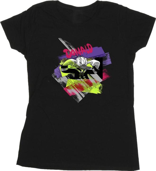 Actual product image Disney Womens/Ladies Donald Duck Ear Plug Bright Cotton T-Shirt (L)