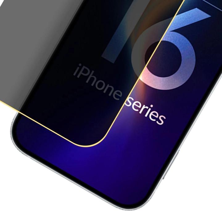 Actual product image 3MK Silky Matt Privacy (1 Piece, Apple iPhone 16)