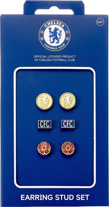 Image du produit Chelsea FC - Ensemble Clous d'oreilles (Matériau 100% synthétique)
