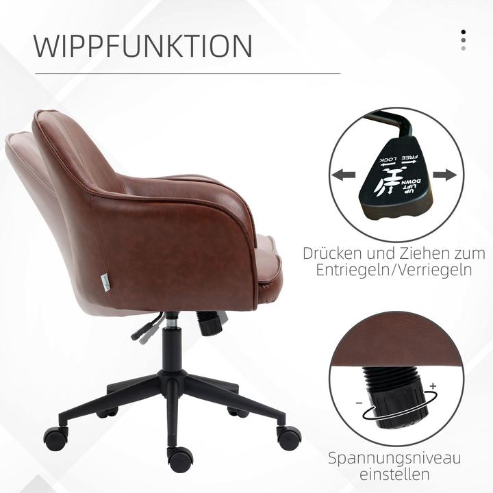 Actual product image Vinsetto Office chair with castors
