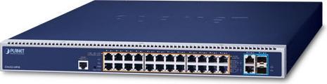 Immagine prodotto Planet L3 24 porte GE 802.3bt PoE GS-6322-24P4X (24 Porti)