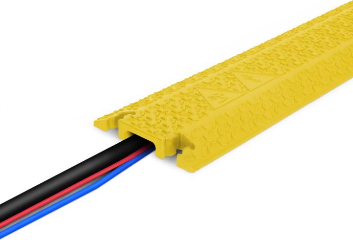Produktbild Defender XPRESS 40 YEL R - XPRESS Drop-over Kabelbrücke 40mm Retail, gelb (Kabelbrücke)