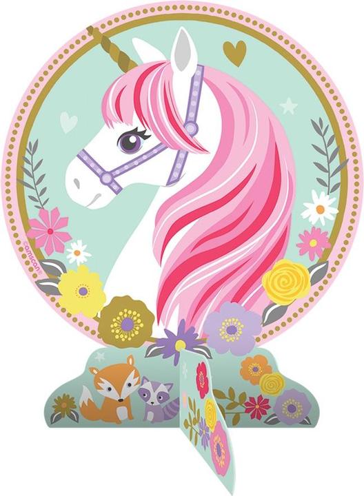 Actual product image Amscan Magical Unicorn Party Centrepiece