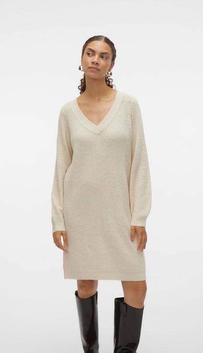 Immagine prodotto Vero Moda VMTINI LS V-NECK SHORT DRESS BOO Vestito lavorato a maglia (XS)