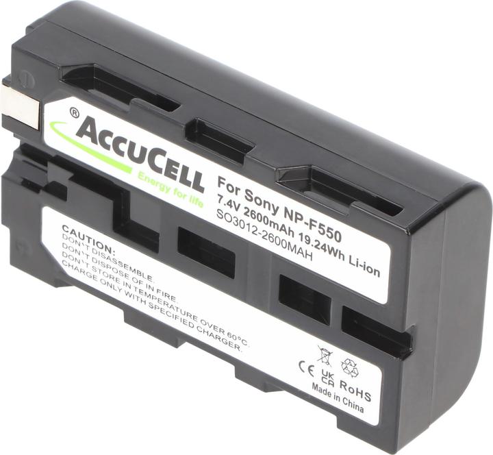Image du produit AccuCell Batterie Sony NP-F550, NPF530, NPF330 (Batterie)