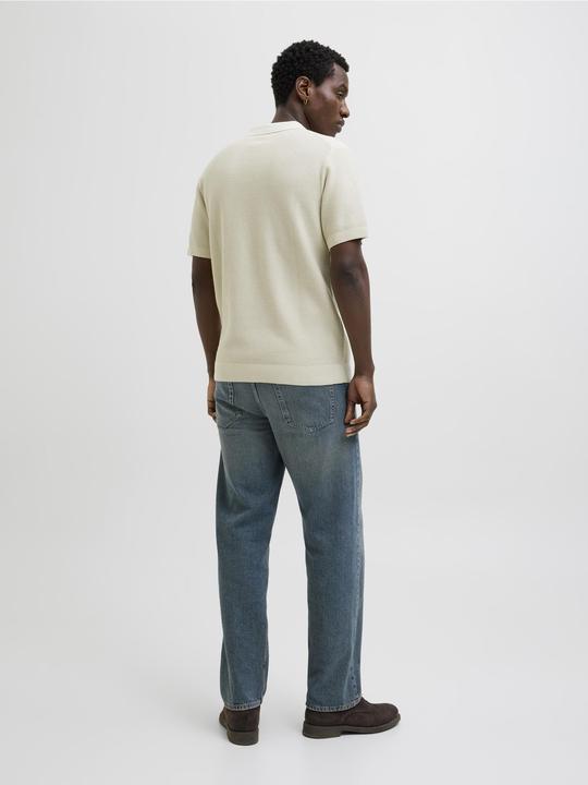 Produktbild Jack & Jones Jprcceaston Knit Split Neck Ss Sn (XXL)