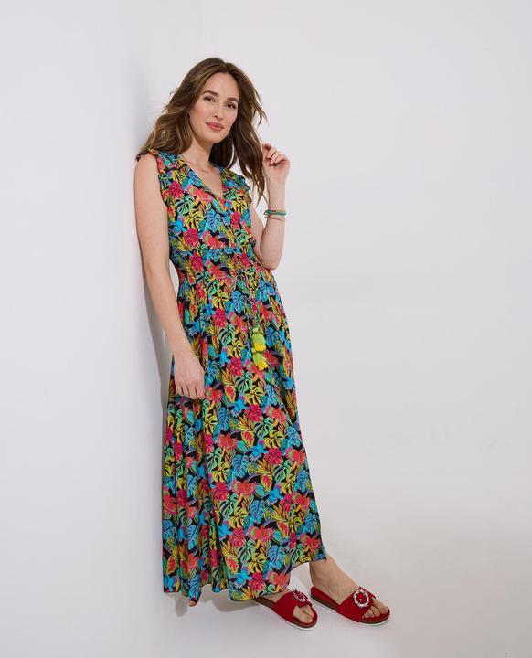 Produktbild Joe Browns Tropical Print V-Neck Tassel Sleeveless Maxi Dress (12)