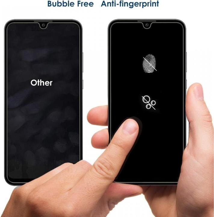 Actual product image Screenguard Huawei P Smart 2019 bulletproof glass protective film Case Friendly Design (1 Piece, Huawei P Smart+ (2019))