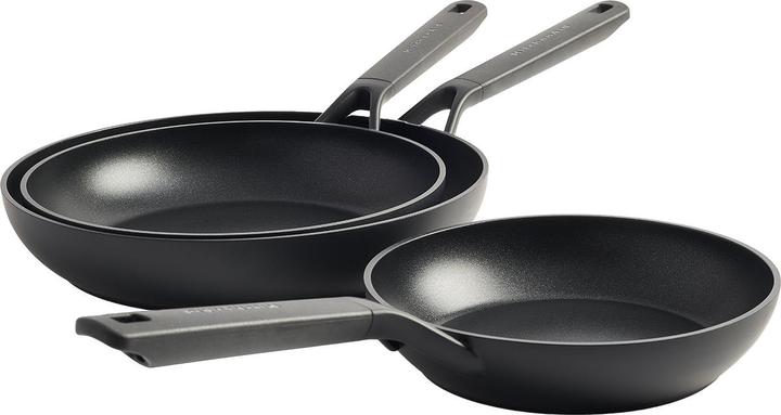 Actual product image KitchenAid Ceramic pans 20 cm + 24 cm + 28 cm (28 cm, Frying pan, Aluminium)