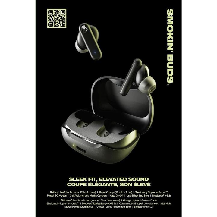 Produktbild Skullcandy Smokin Buds (keine Geräuschunterdrückung, 8 h, Kabellos)