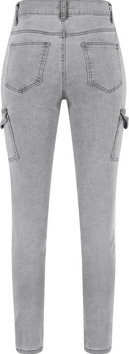 Produktbild Cloud 5ive Cloud5ive Damen High Waist Cargo Jeans Hose mit washed look (M)