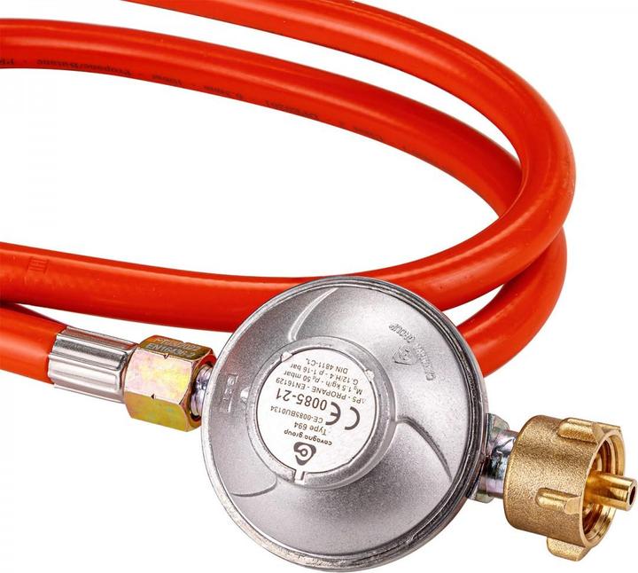 Actual product image Dema Gas Dreibeinkocher Campingkocher Gaskocher Outdoor 3-Bein Hockerkocher 10,5 kW
