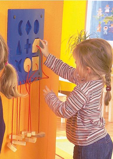 Produktbild Beleduc Wandspielobjekt Steckformen
