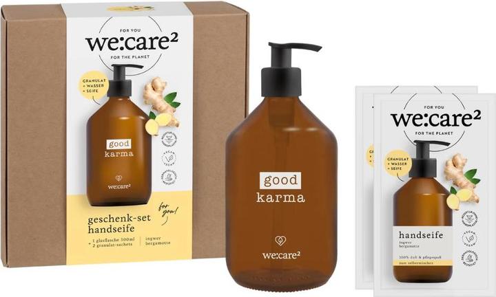 Image du produit we:care2 Geschenk-Set, Handseifen-Granulat, Good Karma