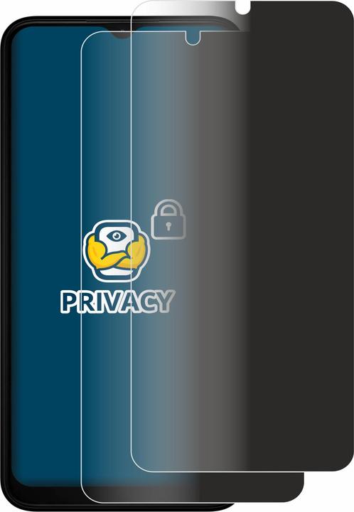 Productafbeelding BROTECT Anti-spionnetje privacyfolie Beschermfolie tegen blauw licht (2 Stuk, Nokia C32)