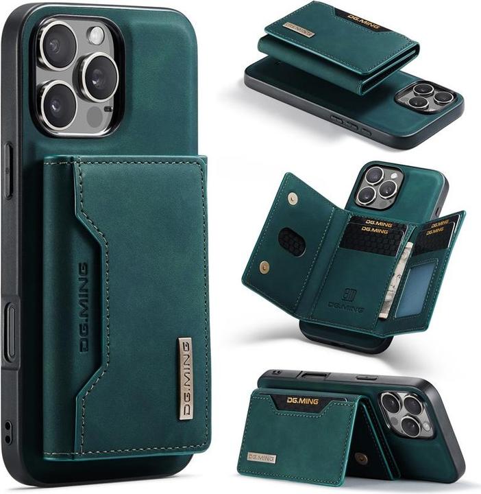 Immagine prodotto Dg.Ming iPhone 11 - Etui, Leder-Optik, Kartenfach & Magnetverschluss, Grün (Apple iPhone 11)